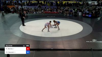 112 lbs Semis - Kayla Batres, CT vs Nakayla Dawson, MI