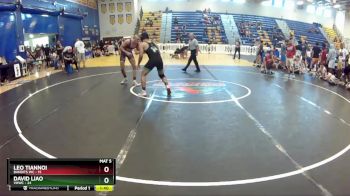 157 lbs Round 5 (8 Team) - LEO TIANNOI, Bandits WC vs David Liao, VHWC