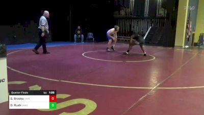 190 lbs Quarterfinal - Sa'Nir Brooks, UnAttached vs Owen Rush, Canon-McMillan