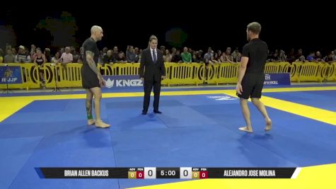 Alejandro Jose Molina vs Brian Allen Backus 2025 Pan IBJJF Jiu-Jitsu No-Gi Championship