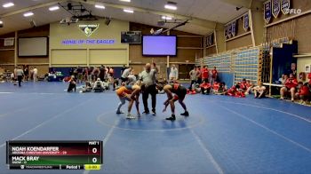 165 lbs Noah Koendarfer, Arizona Christian University vs Mack Bray, Snow