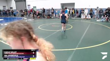 112 lbs Round 2 - Mia Hannevold, Soldotna Whalers Wrestling Club vs Caelih Willet, Juneau Youth Wrestling Club Inc.