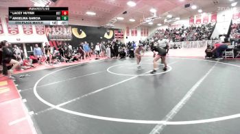 130 lbs 5th Place Match - Lacey Huynh, Westminster vs Angelina Garcia, Sultana