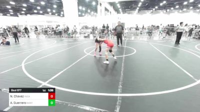 81 lbs Quarterfinal - Nayeli Chavez, Yucaipa Thunder WC vs Abel Guerrero, Mantanona TC