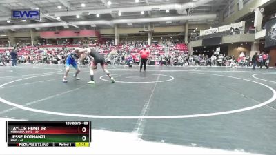 88 lbs Cons. Round 2 - Taylor Hunt Jr, Nebraska Boyz vs Jesse Rothanzl, MWC