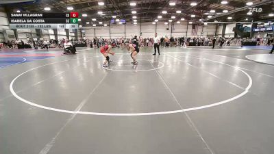 132 lbs Consi Of 16 #1 - Sanai Villagran, CA vs Isabela Da Costa, SC