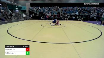 106 lbs Consi Of 16 #1 - Hayden Wright, Yukon vs Charlie Dippery, College Park