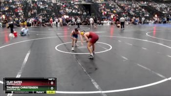 133 lbs Cons. Round 2 - Thurman Christensen, Augustana (SD) vs Clay Gates, Northern State