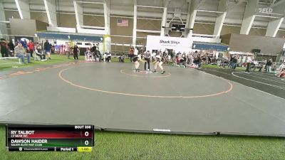 132 lbs Quarterfinal - Dawson Haider, Salem Elite Mat Club vs Ry Talbot, LV Bear WC