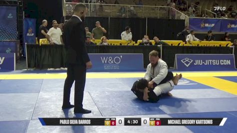 Michael Gregory Kartsonis vs Pablo Silva Barros 2026 Pan Jiu Jitsu IBJJF Championship