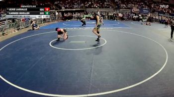 G 120 lbs Champ. Round 2 - Carmen Mueller, Baton Rouge Girls vs Lexie Lassalle, Kenner Discovery Health Science Girls