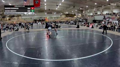 157 lbs 2nd Wrestleback (8 Team) - Rankin Burress, Dobyns Bennett High School vs Jacob Gentry, Bradley Central High School