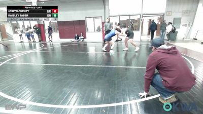 145-155 lbs Rr Rnd 1 - Joslyn Cheney, Blackwell Wrestling Club vs Kaisley Taber, Hennessey Takedown Club