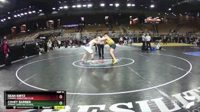 250 lbs Round 3 - Covey Barber, Athens Christian School vs Sean Kirtz, Cowboy Wrestling Club