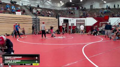 44-45 lbs Round 1 - Charlie Gadient, Perry Meridian WC vs Robert Cassaday, Center Grove WC