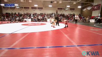 52 lbs Semifinal - Kyan Keys, MilLard South Wrestling Club vs Christopher Waitkus, Team Tulsa Wrestling Club