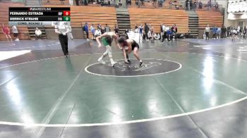 106 lbs Cons. Round 2 - Derrick Strahm, Holtville vs Fernando Estrada, Imperial