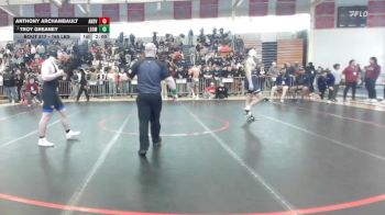 165 lbs Semifinal - Anthony Archambault, Andover vs Troy Greaney, Leominster