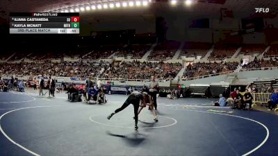107-D1 3rd Place Match - Kayla McNatt, North High School vs Iliana Castaneda, Sunnyside High School