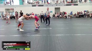 126 lbs Cons. Round 3 - Taylor Martinez, Kimberly Martinez vs Jaden Roett, AAWA
