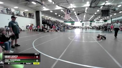 55 lbs Cons. Round 3 - Henry Kohtz, The Best Wrestler vs Colt Thompson, Nebraska Elite