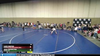 132 lbs Cons. Round 3 - Khoi Knowlton, Defiant WC vs Jace Minton, Mountain View High School Wres