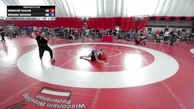 155 lbs Quarters - Webeline Naklen, Talon Wrestling Club vs Brianna Gehring, Askren Wrestling Academy