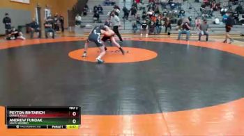 138 lbs Cons. Round 3 - Peyton Rihtarich, Granite Falls vs Andrew Fundak, South Whidbey