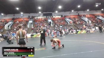 105 lbs Cons. Round 3 - Zander Mueller, Mollitium Wrestling Club vs Nico Adamo, Wrestling University