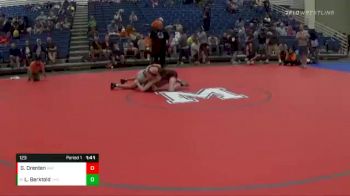 123 lbs Champ. Round 3 - Luke Berktold, Libertyville High School vs Gavin Drenten, Ares