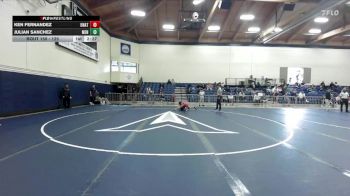 125 lbs Cons. Semi - Julian Sanchez, Menlo NCWA vs Ken Fernandez, Unattached