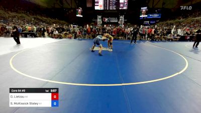 138 lbs Cons 64 #2 - Devon Lietzau, WI vs Samson McKissick Staley, NY