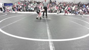 70 lbs Quarterfinal - Daxton Stewart, Vian Wrestling Club vs Pattrick Fletcher, Brushy Wrestling Club