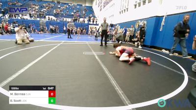 106 lbs Consi Of 8 #2 - Matthew Bermea, Clinton Youth Wrestling vs Brody Scott, Lions Wrestling Academy