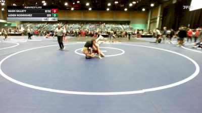 113 lbs Consi Of 32 #2 - Nash Gillett, Mountain View AZ vs AIDEN RODRIGUEZ, Christopher