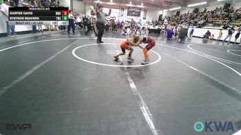 43 lbs Rr Rnd 1 - Harper Davis, Moodys Wrestling Club vs Stetson Beavers, Tahlequah Wrestling Club