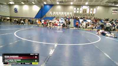 285 lbs Semifinal - Matthew Peters, Jayhawk Wrestling vs Ryan Gardner, Grantsville Wrestling Club