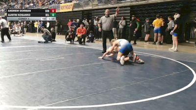 103 lbs Consy 1 - Andrew Dorman, General McLane vs Austin Kosanko, Belle Vernon