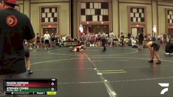140 lbs Round 3 (6 Team) - Mason Hopkins, Dragons United vs Stephen Combs, Revival Gray