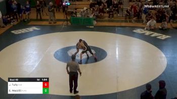 132 lbs Prelims - Joe Tully, Carver vs Elisha Mazzilli, Plymouth North