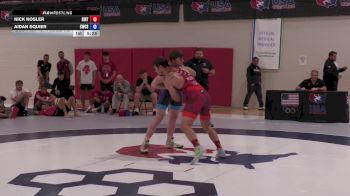 87 Finals kg Champ. Round 3 - Nick Nosler, Southern Illinois Regional Training Center vs Aidan Squier, Combat W.C. School Of Wrestling