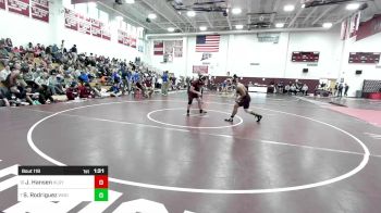 170 lbs Round Of 16 - Jared Hansen, Killingly vs Sebastian Rodriguez, Windham