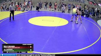 110 lbs Champ. Round 1 - Aj Thomas, Newberg Mat Club vs Billy Bruner, Triple Crown Wrestling Club