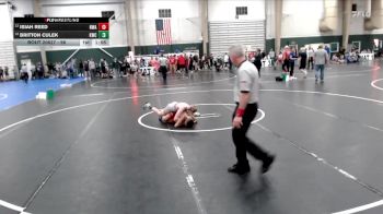 98 lbs Quarterfinal - Britton Culek, Kimball Wrestling Club vs Isiah Reed, Nebraska Wrestling Academy