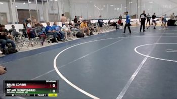 95 lbs Semifinal - Dylan Nieuwenhuis, Michigan Grappler RTC vs Brian Corbin, LAW