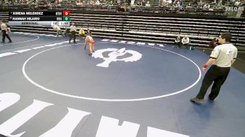 4A 100 lbs Semifinal - Ximena Melendez, Mountain View vs Hannah Hilario, Ridgeline
