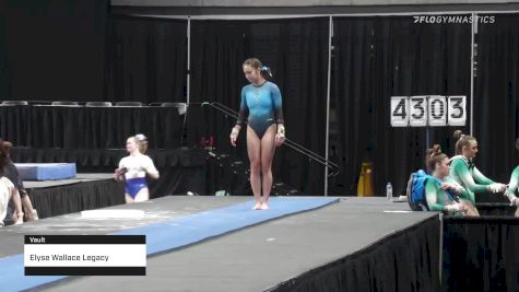 Elyse Wallace Legacy Gymnastics - Vault - 2022 Elevate the Stage Huntsville presented by SportsMED & Crestwood