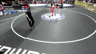 138 lbs Cons. Round 3 - Quinton Hull, Clovis West High School Wrestling vs Jose Limones, Daniel Cormier Wrestling Club