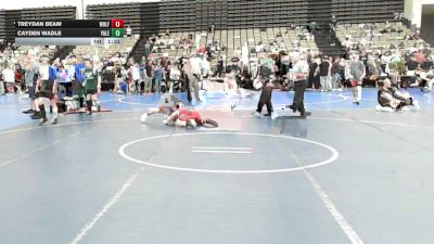 115-H lbs Semifinal - Treydan Beam, Wolfgang vs Cayden Wadle, Yale Street
