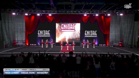Tech Cheer - Cedar Park - Ricochet [2025 L1.1 Mini - PREP - Small Day 1] 2025 Encore Grand Nationals